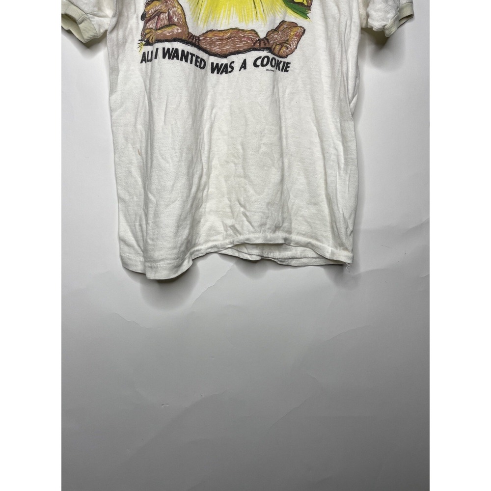Vintage Obscure Tee Shirt Size Small Obscure White FLAW Dog 70s - Picture 4 of 11
